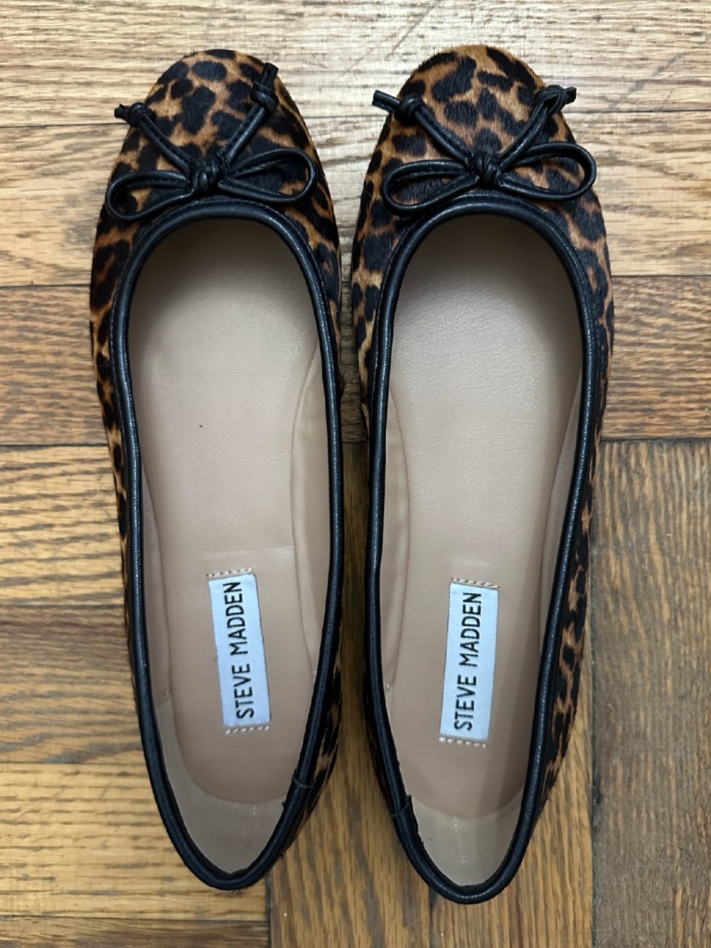 Steve Madden Vixen Leopard Ballet Flats - Picture 2 of 8